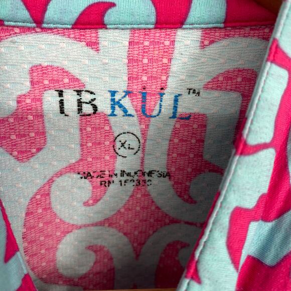 IBKUL Top Women’s XL 1/4 Zip Pullover Vented Sleeves Outdoor Pickleball Hiking - Picture 4 of 8